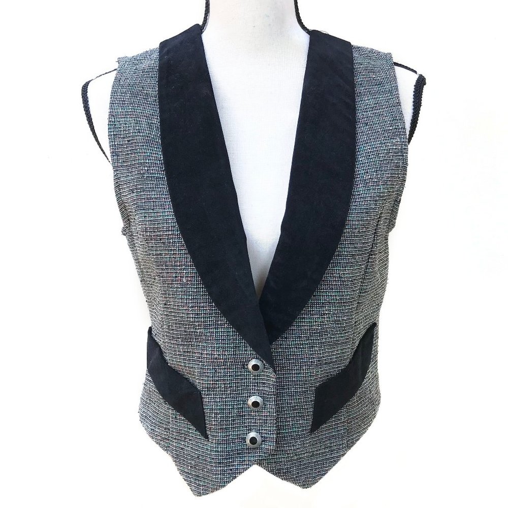BANJO Dallas Texas Vest Equestrian-Style Black